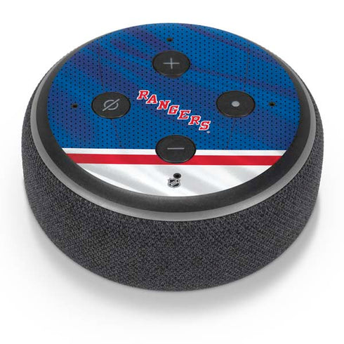 NHL New York Rangers Home Jersey Amazon Echo Dot Skin
