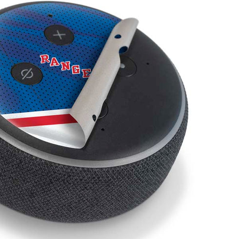 NHL New York Rangers Home Jersey Amazon Echo Dot Skin