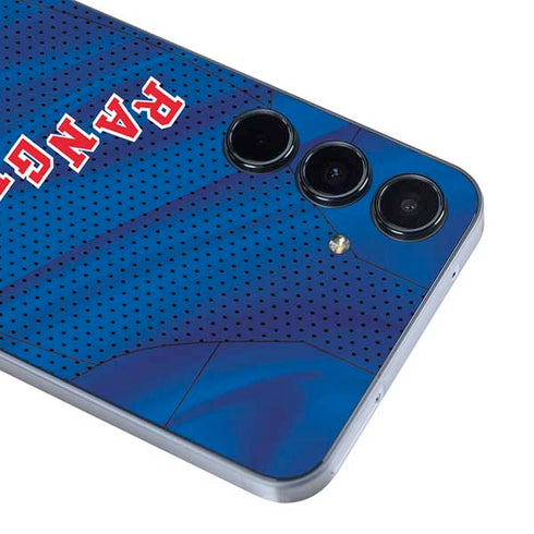 NHL New York Rangers Home Jersey Galaxy A55 5G Skin