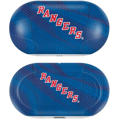 NHL New York Rangers Home Jersey Galaxy Buds Plus Skin
