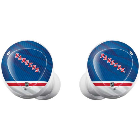 NHL New York Rangers Home Jersey Galaxy Buds Plus Skin