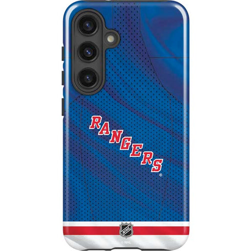 NHL New York Rangers Home Jersey Galaxy S25 Impact Case