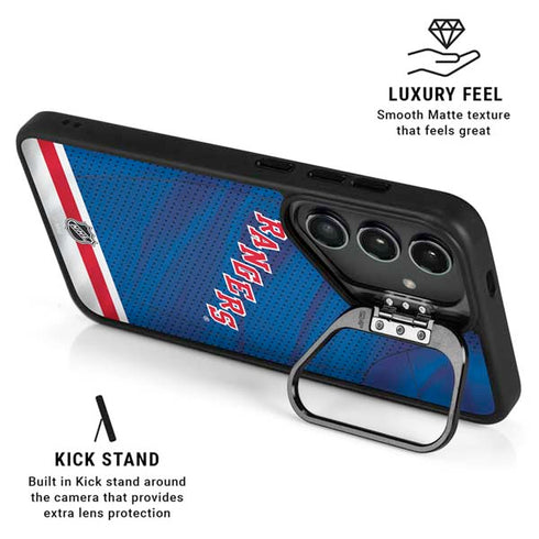 NHL New York Rangers Home Jersey Galaxy S24 Kickstand Case