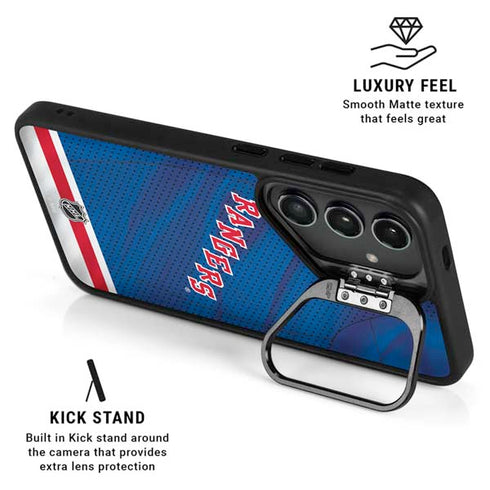 NHL New York Rangers Home Jersey Galaxy S25 Plus Kickstand Case