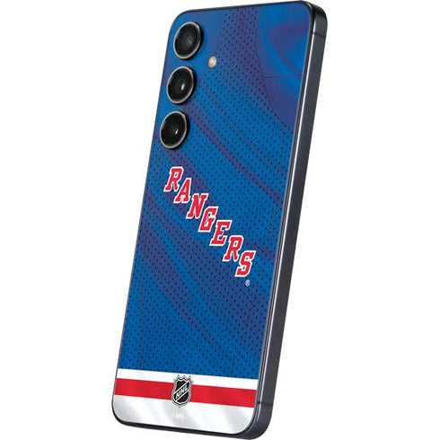 NHL New York Rangers Home Jersey Galaxy S24 Plus Skin
