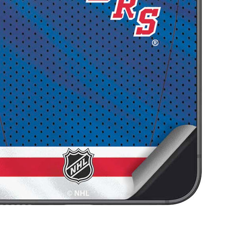 NHL New York Rangers Home Jersey Galaxy S25 Plus Skin