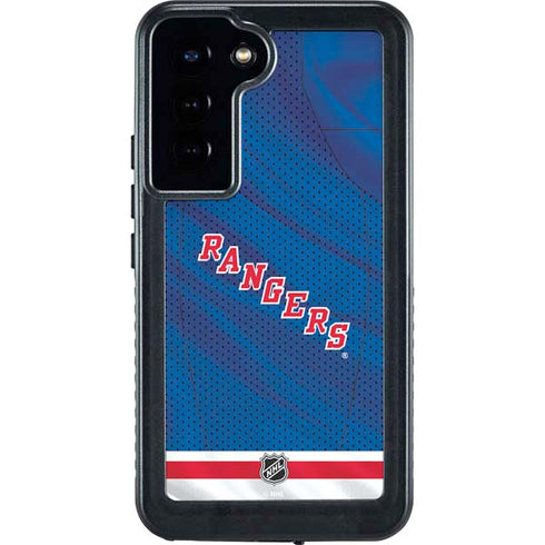 NHL New York Rangers Home Jersey Galaxy S24 Plus Waterproof Case