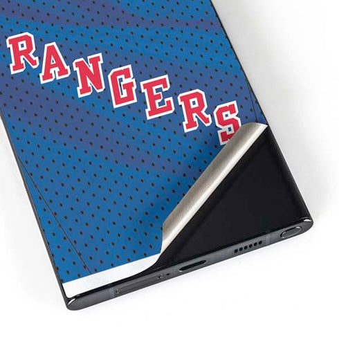 NHL New York Rangers Home Jersey Galaxy S25 Ultra Skin