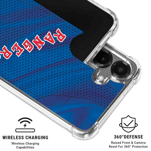 NHL New York Rangers Home Jersey Galaxy S26 Clear Case