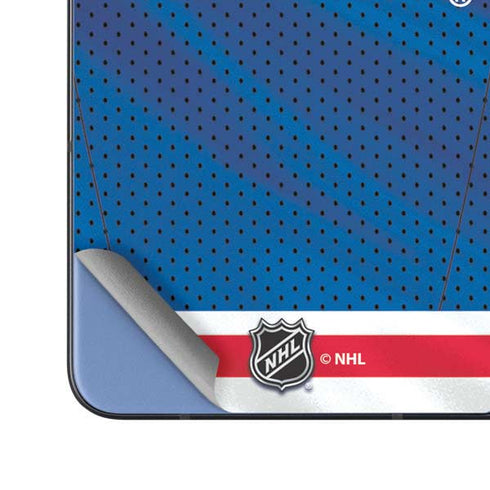 NHL New York Rangers Home Jersey Galaxy Z Fold5 5G Skin