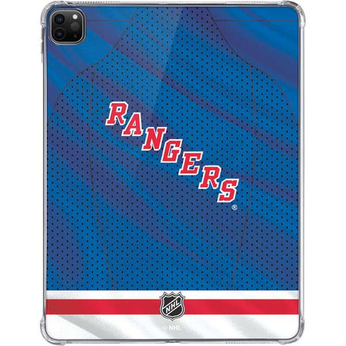 NHL New York Rangers Home Jersey iPad Pro 11in (2024) Clear Case
