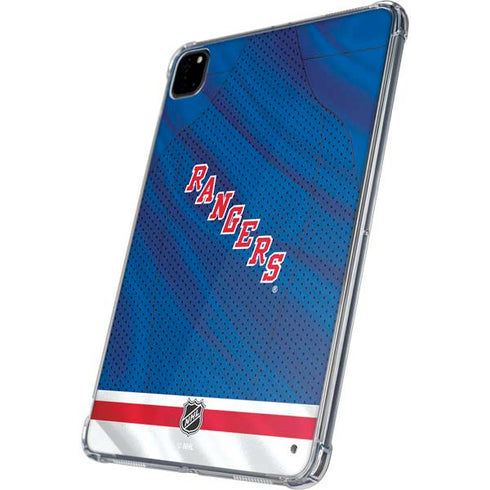 NHL New York Rangers Home Jersey iPad Pro 11in (2024) Clear Case