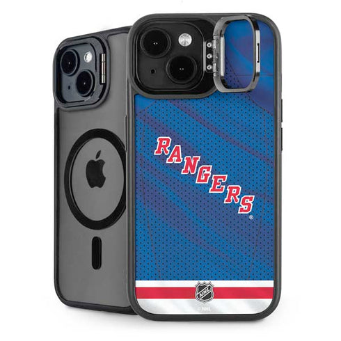 NHL New York Rangers Home Jersey iPhone 15 Kickstand Case