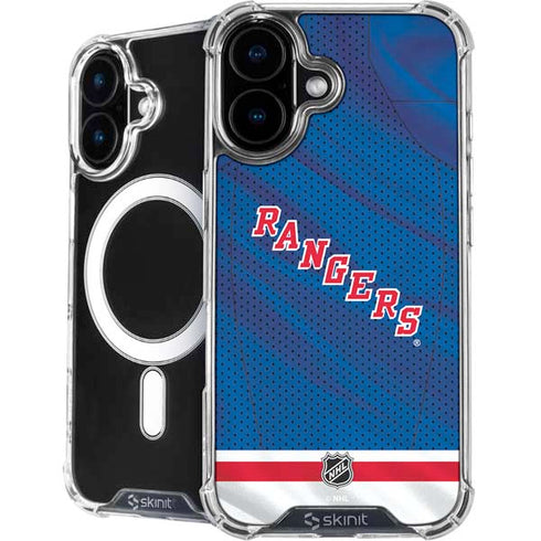NHL New York Rangers Home Jersey iPhone 16 MagSafe Case