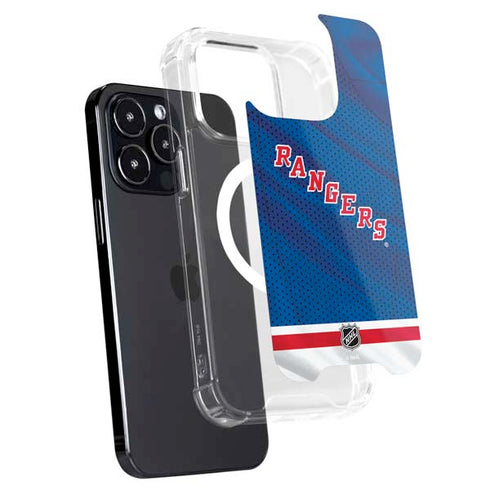 NHL New York Rangers Home Jersey iPhone 16 Pro Max MagSafe Case
