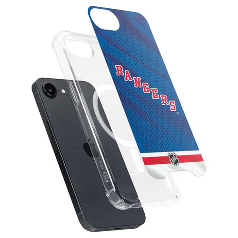 NHL New York Rangers Home Jersey iPhone 16e MagSafe Case