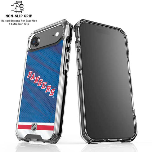 NHL New York Rangers Home Jersey iPhone 17 Air Clear Case
