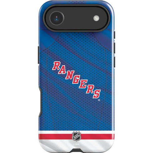 NHL New York Rangers Home Jersey iPhone 17 Air Impact Case