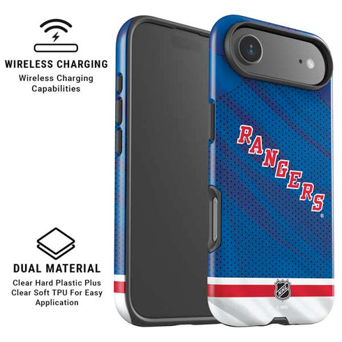 NHL New York Rangers Home Jersey iPhone 17 Air Magsafe Impact Case