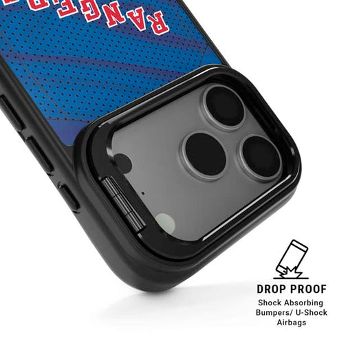NHL New York Rangers Home Jersey iPhone 17 Pro Kickstand Case