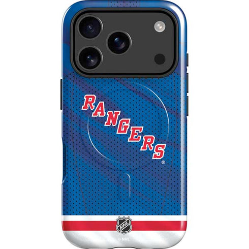 NHL New York Rangers Home Jersey iPhone 17 Pro Max Magsafe Impact Case