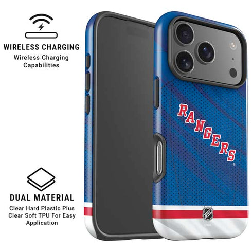 NHL New York Rangers Home Jersey iPhone 17 Pro Max Magsafe Impact Case