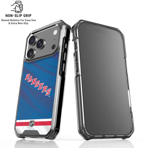 NHL New York Rangers Home Jersey iPhone 18 Pro Clear Case