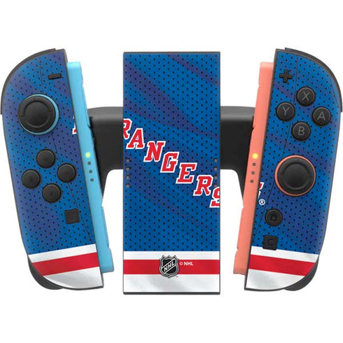 NHL New York Rangers Home Jersey Nintendo Switch 2 (2025) Joy-Con Controller Skin