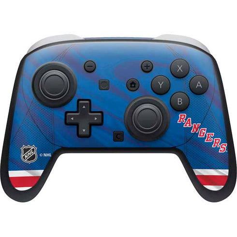 NHL New York Rangers Home Jersey Nintendo Switch 2 (2025) Pro Controller Skin