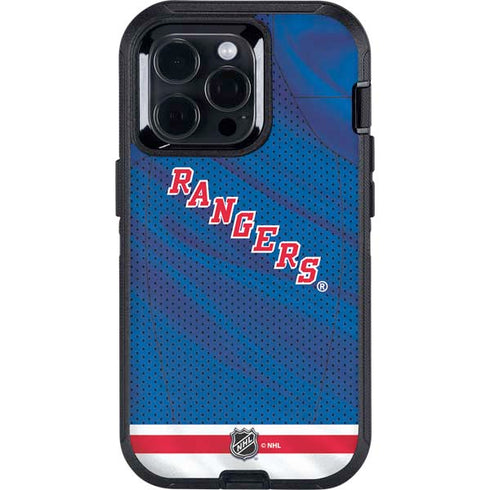 NHL New York Rangers Home Jersey Otterbox Defender iPhone Skin