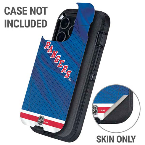 NHL New York Rangers Home Jersey Otterbox Defender iPhone Skin