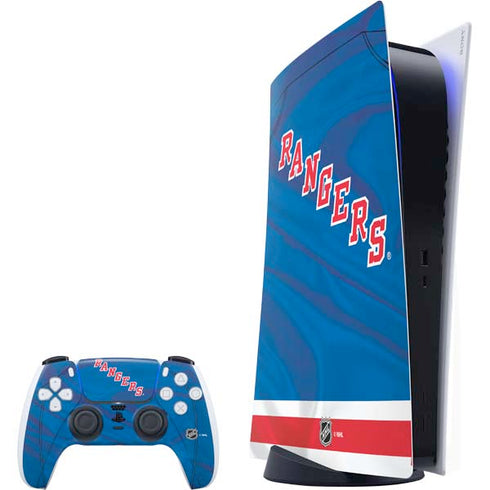 NHL New York Rangers Home Jersey PlayStation PS5 Skins