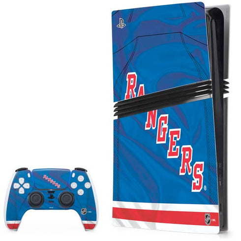 NHL New York Rangers Home Jersey PlayStation PS5 Skins