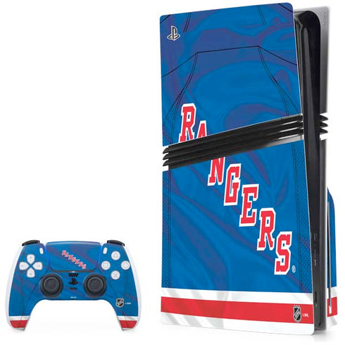NHL New York Rangers Home Jersey PlayStation PS5 Skins