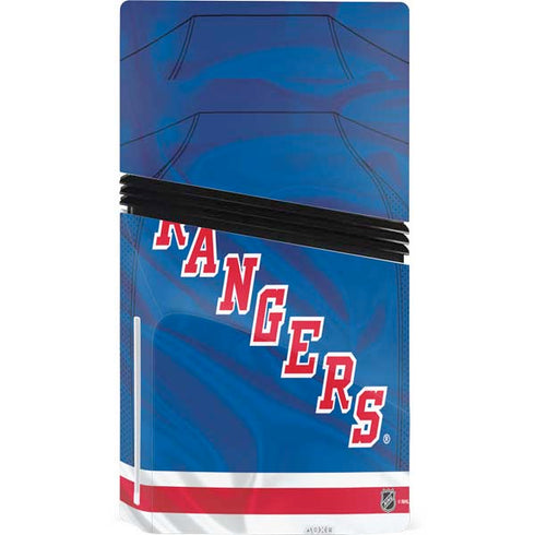NHL New York Rangers Home Jersey PS5 Pro Disk Console Skin