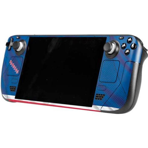 NHL New York Rangers Home Jersey Steam Deck Handheld Gaming Computer Skin