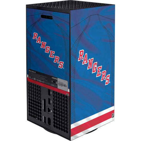 NHL New York Rangers Home Jersey XBox Series X Digital Edition Bundle Skin