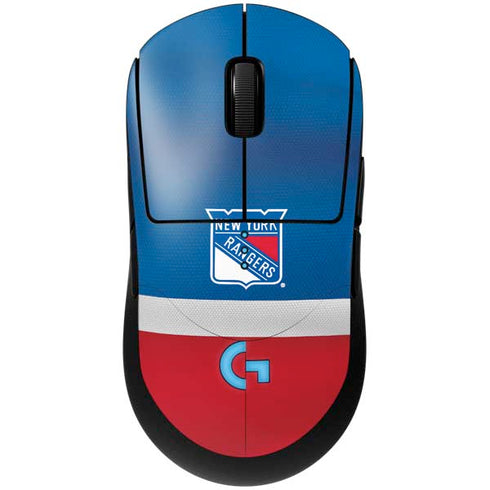 NHL New York Rangers Jersey G Pro Wireless Gaming Mouse Skin
