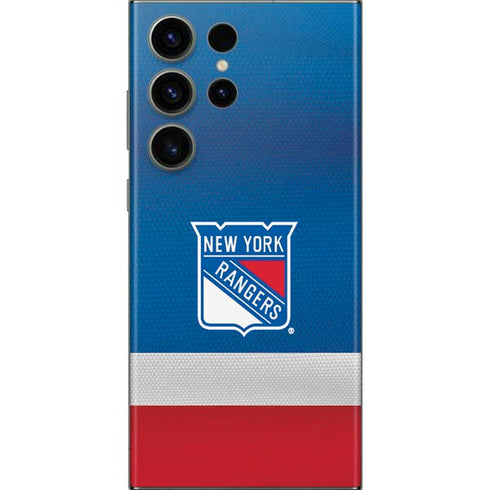 NHL New York Rangers Jersey Galaxy Skins