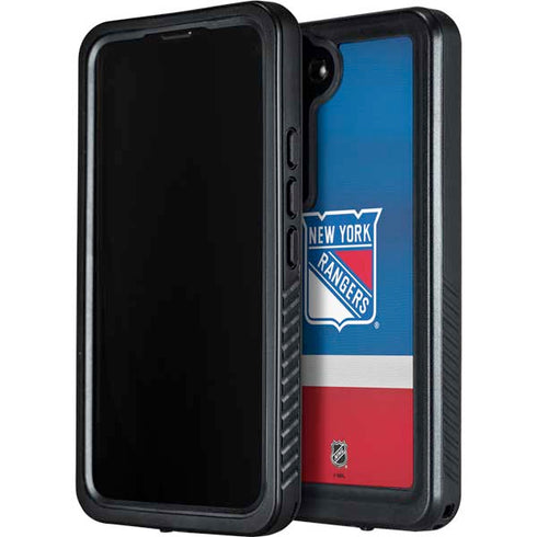 NHL New York Rangers Jersey Galaxy S24 Plus Waterproof Case