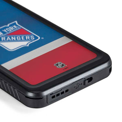 NHL New York Rangers Jersey Galaxy S24 Plus Waterproof Case