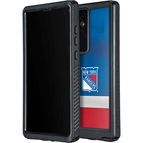 NHL New York Rangers Jersey Galaxy S24 Ultra Waterproof Case