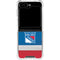 NHL New York Rangers Jersey Galaxy Z Flip6 Clear Case