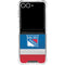 NHL New York Rangers Jersey Galaxy Z Flip7 Clear Case