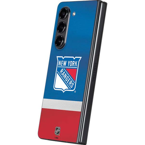 NHL New York Rangers Jersey Galaxy Z Fold5 5G Skin