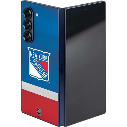 NHL New York Rangers Jersey Galaxy Z Fold6 Skin