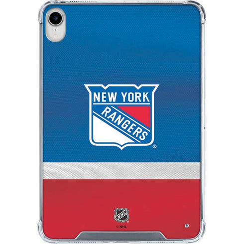 NHL New York Rangers Jersey iPad 11th Gen (2025) Clear Case