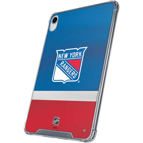 NHL New York Rangers Jersey iPad 11th Gen (2025) Clear Case