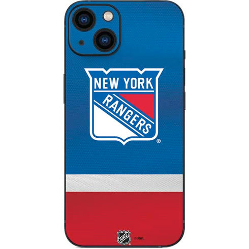 NHL New York Rangers Jersey iPhone Skins