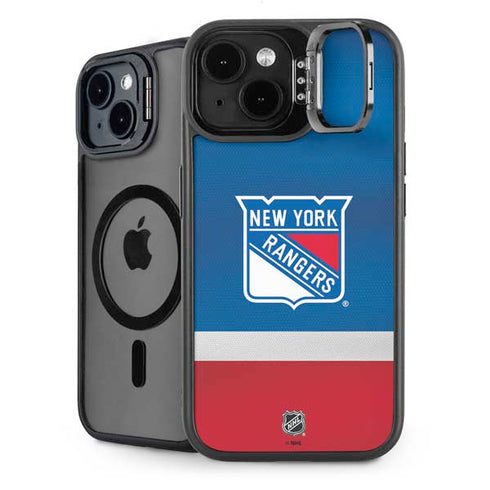 NHL New York Rangers Jersey iPhone 15 Plus Kickstand Case